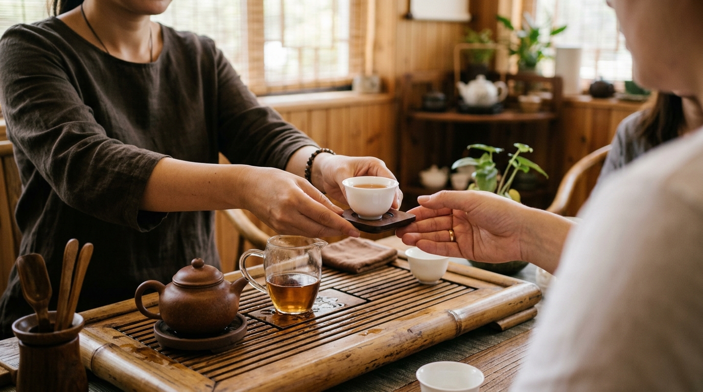 Chinese Tea Etiquette: 6 Host Rules and the Finger-Tapping Thank You