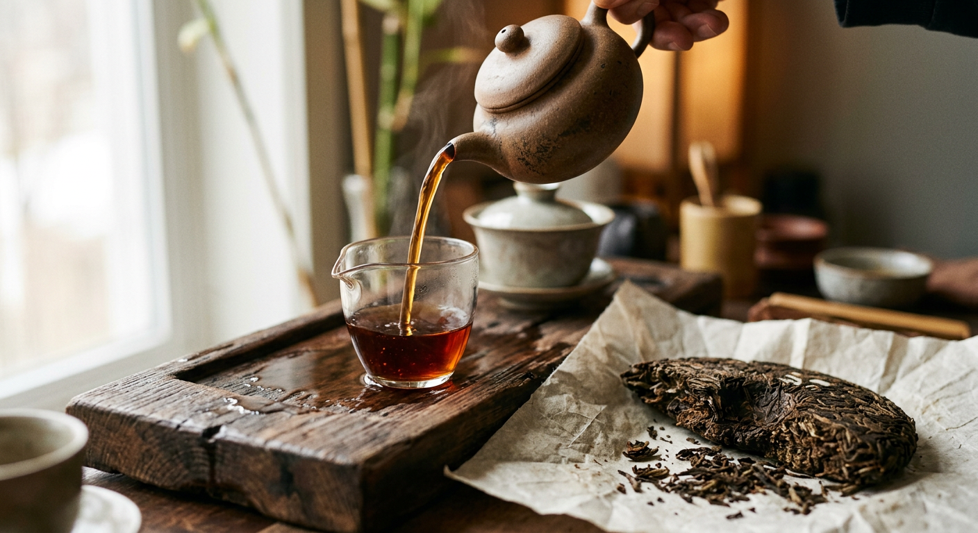 How to Brew Pu-erh Tea: Sheng vs Shou Brewing Guide